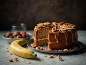 Receita Bolo Banana Integral com Castanhas: Perfeito para o Lanche