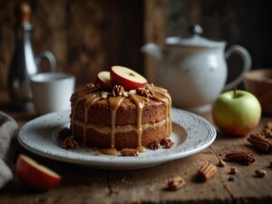 Receita bolo de maçã com canela e nozes: saudável e deliciosa